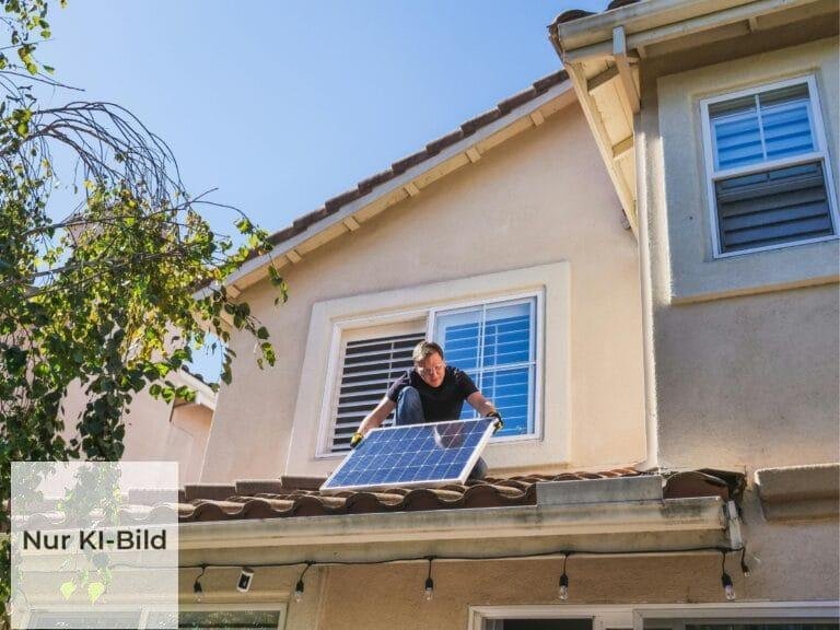 Balkon Solaranlage
