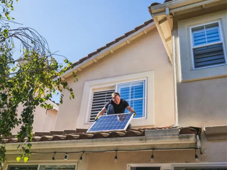 Balkon Solaranlage
