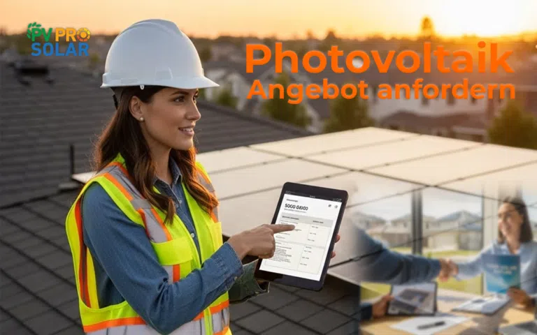 Photovoltaik Angebot anfordern