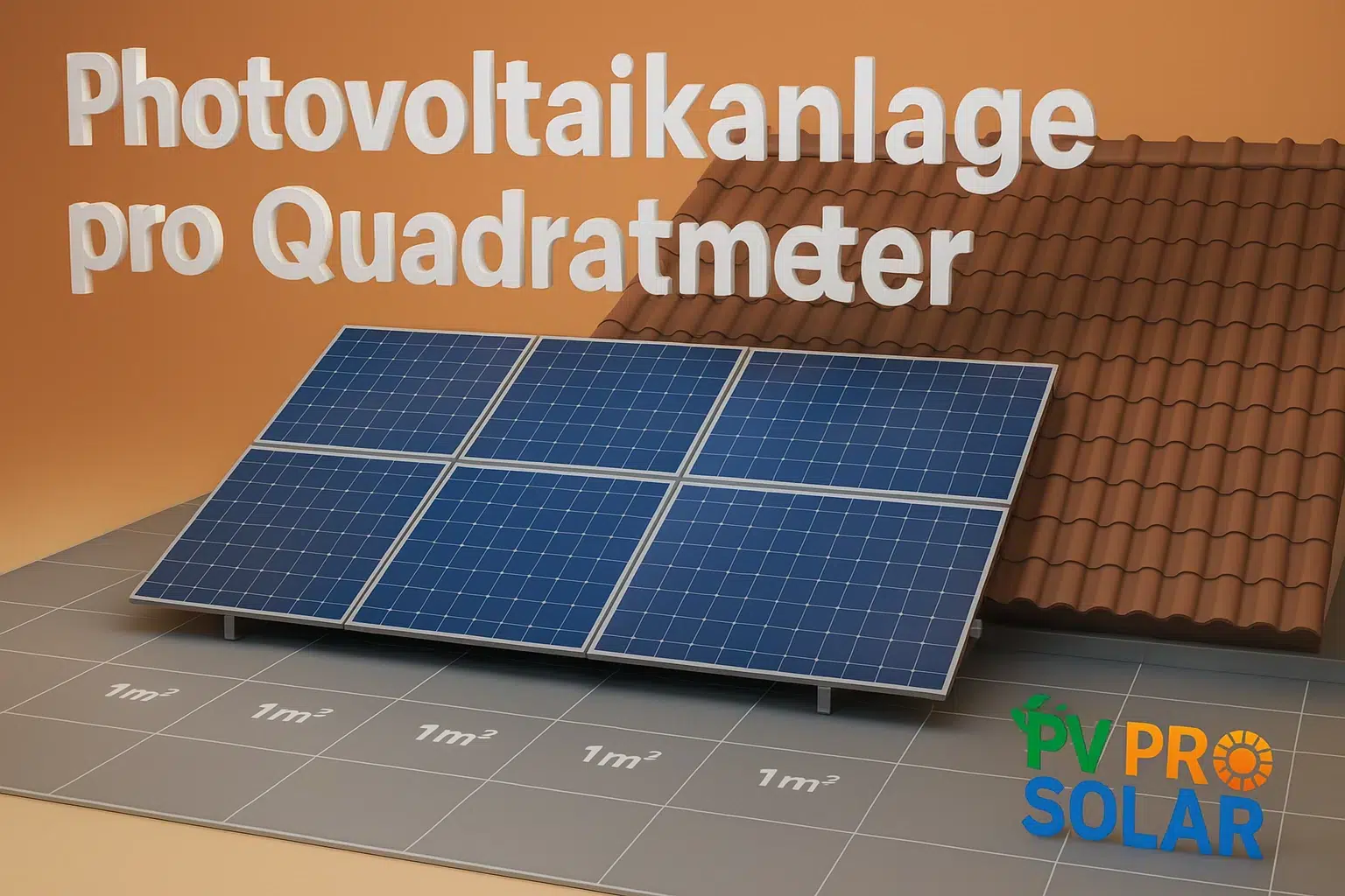 Photovoltaikanlage pro quadratmeter
