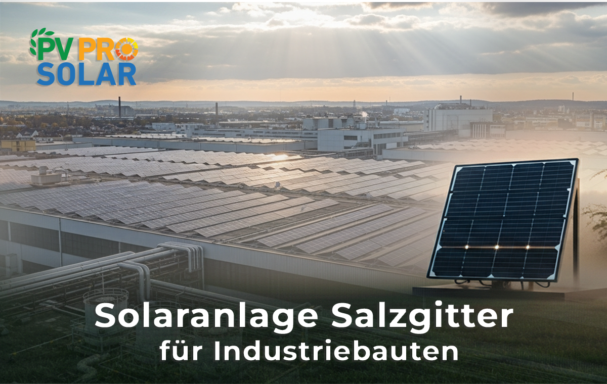 Solaranlage Salzgitter für Industriebauten