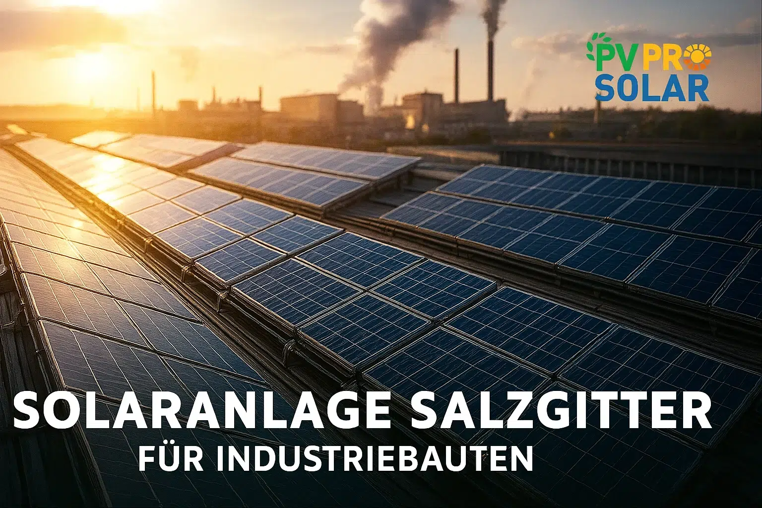 Solaranlage Salzgitter für Industriebauten
