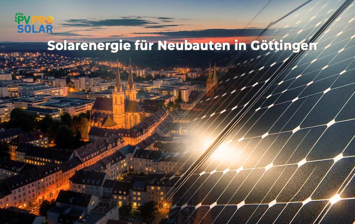Solarenergie für Neubauten in Göttingen