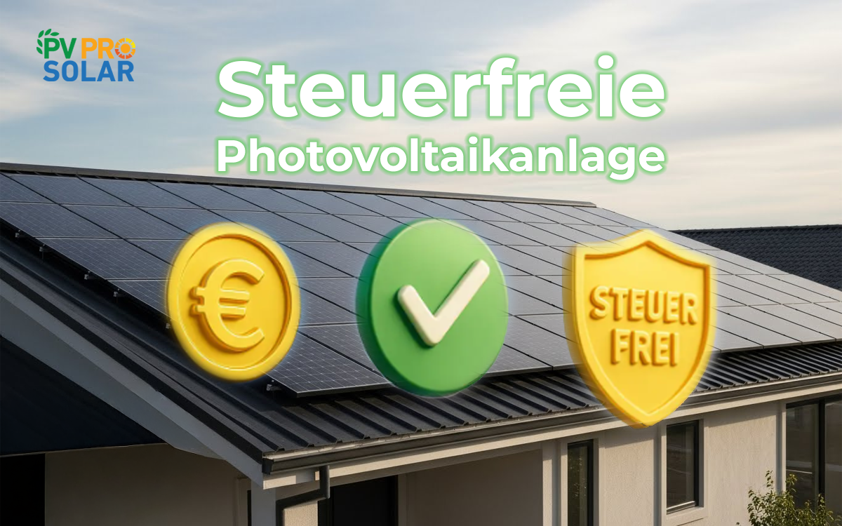 Steuerfreie Photovoltaikanlage