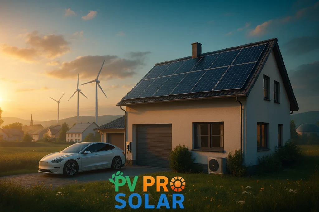 Photovoltaik Gehrden: Solaranlage auf einem Einfamilienhaus