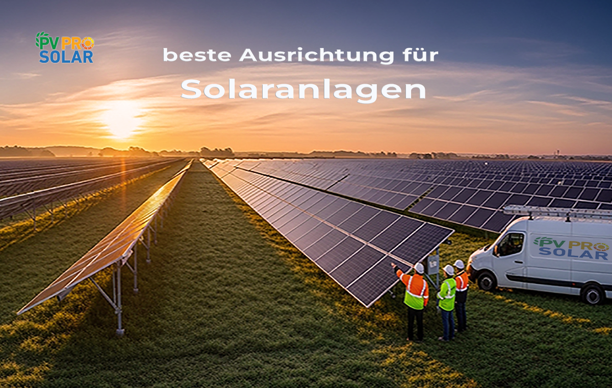 beste Ausrichtung für Solaranlagen in Deutschland