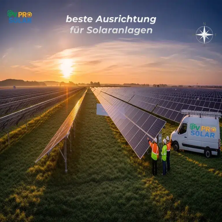 beste Ausrichtung für Solaranlagen in Deutschland