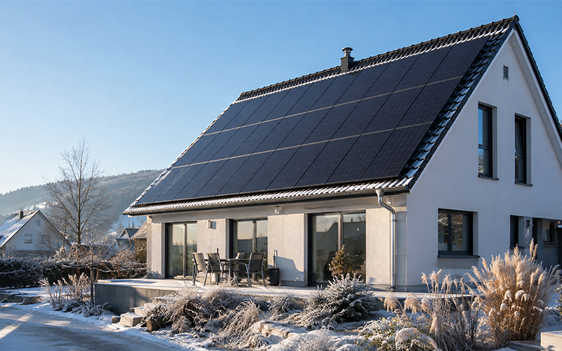 photovoltaik speicher winter