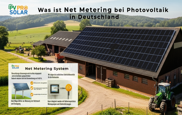 was ist Net Metering bei Photovoltaik in Deutschland
