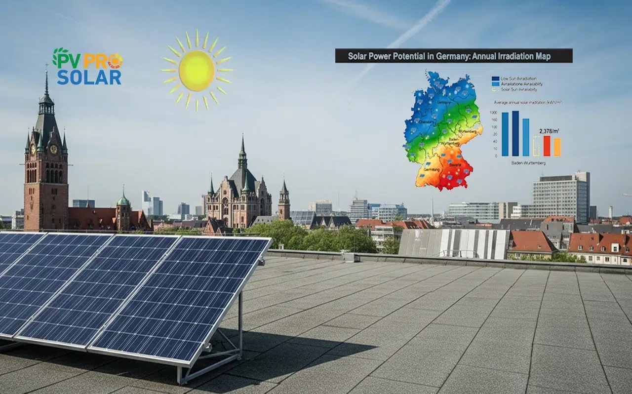how much sun does germany get for solar panels