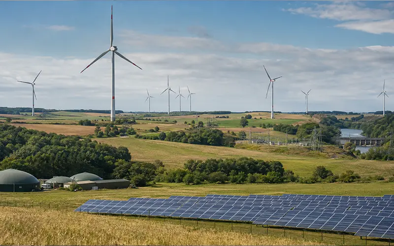 Deutschland erneuerbaren Energiemix