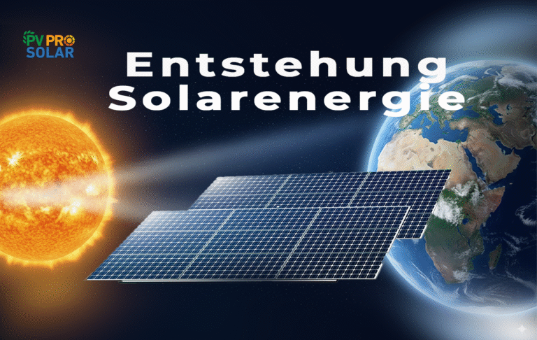 Entstehung Solarenergie