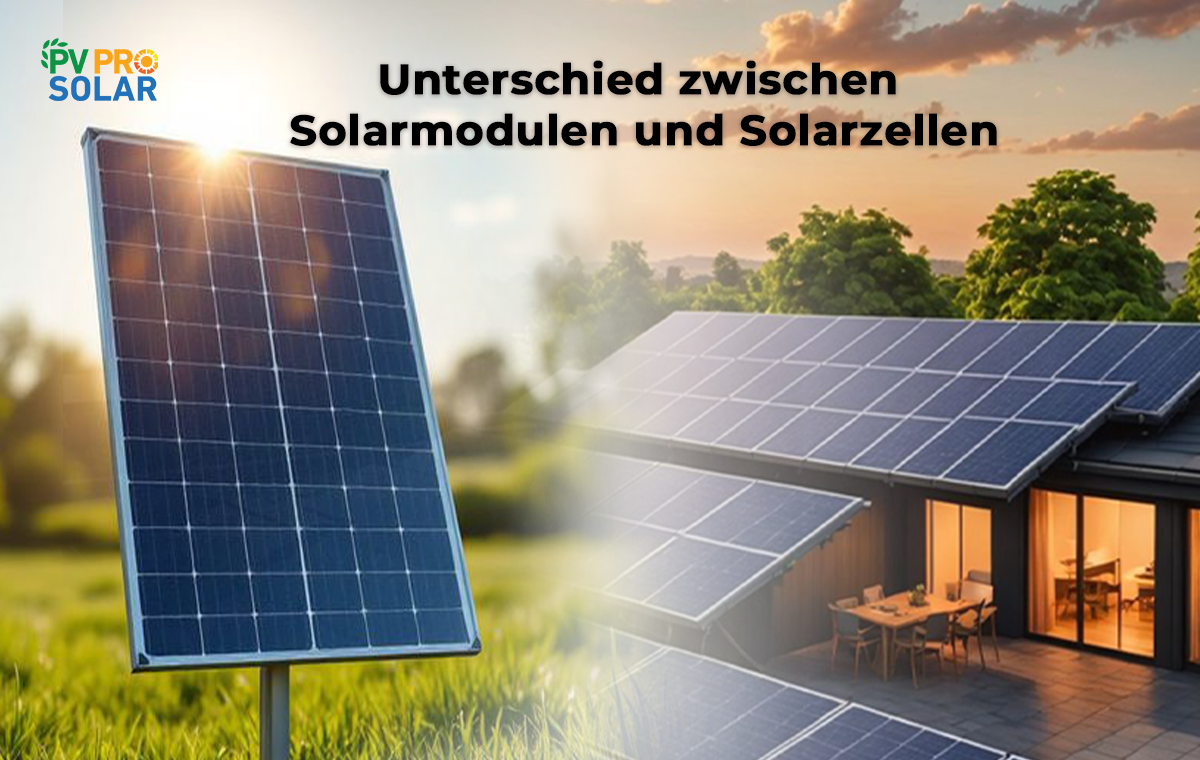 difference between solar panels and solar cells