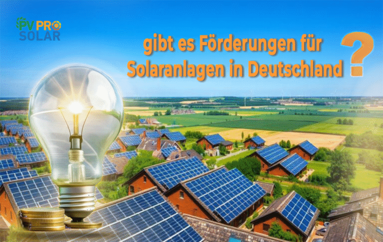 gibt es Förderungen für Solaranlagen in Deutschland