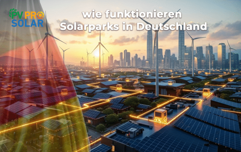 wie funktionieren Solarparks in Deutschland