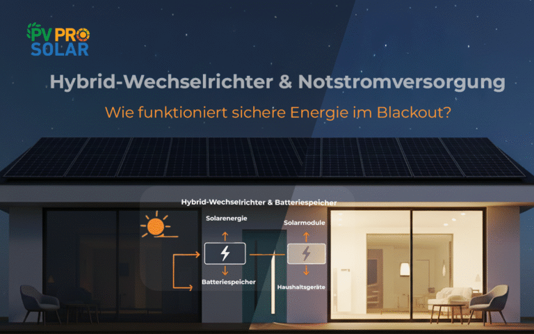 Hybrid Wechselrichter Notstromversorgung