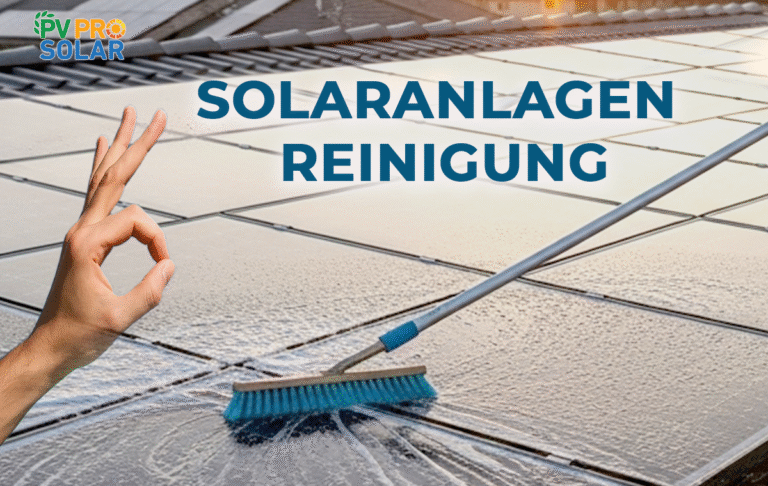 Reinigung von Photovoltaikanlagen