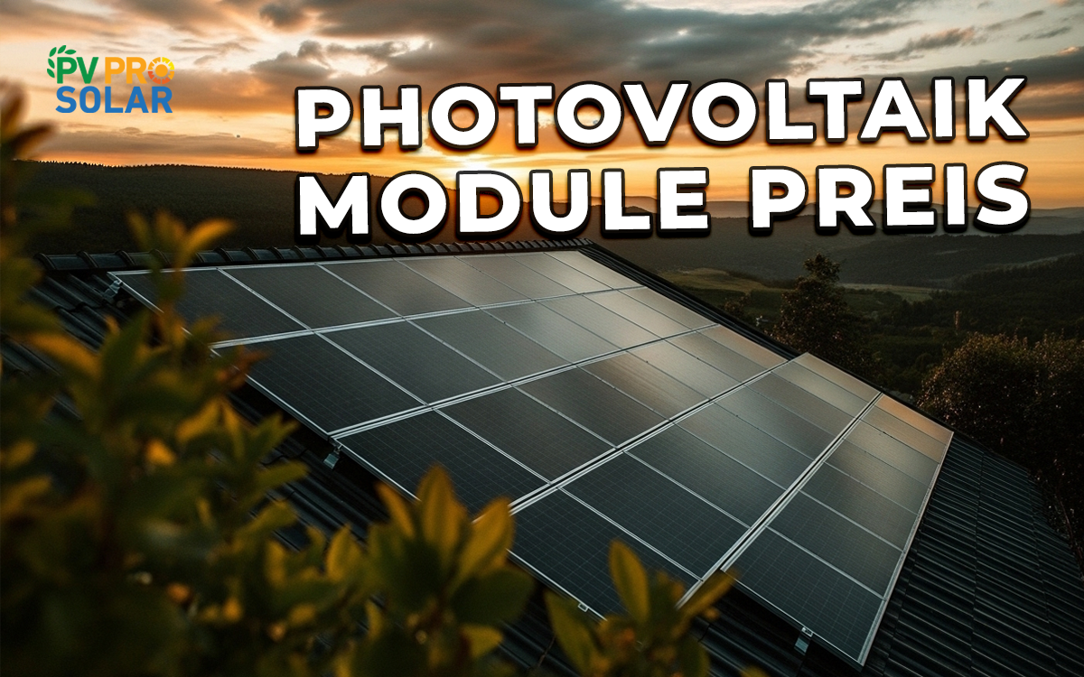 photovoltaik module preise