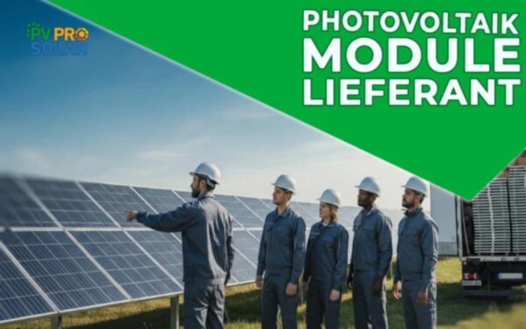 Wie wählt man den richtigen Photovoltaik Module Lieferant in Deutschland?