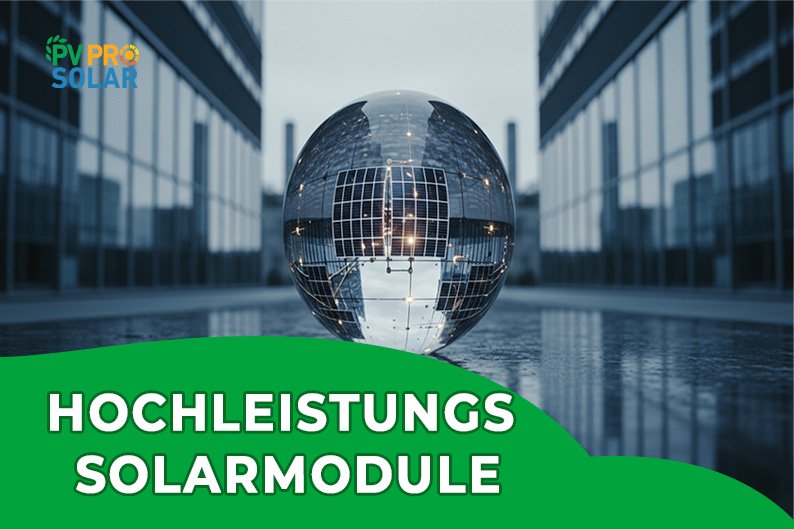 Hocheffiziente Photovoltaikmodule