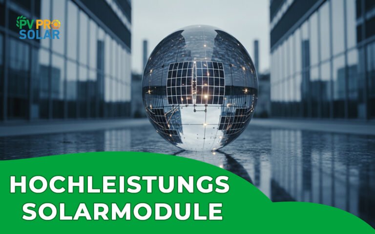 Hocheffiziente Photovoltaikmodule