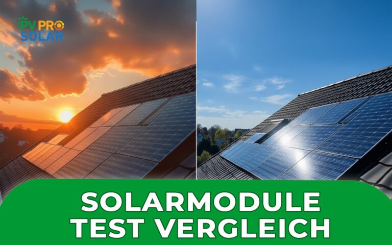 großen Solarmodule Test