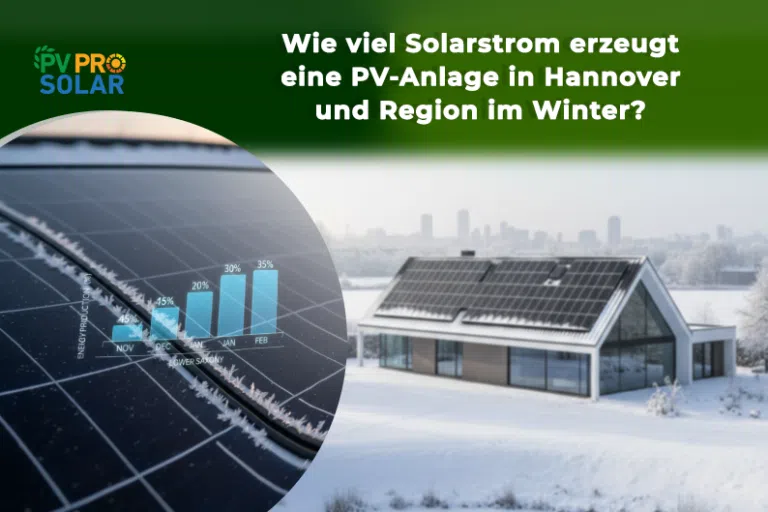 Solaranlage Hannover Winter