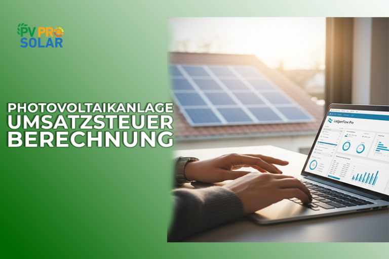 umsatzsteuer photovoltaik berechnen,